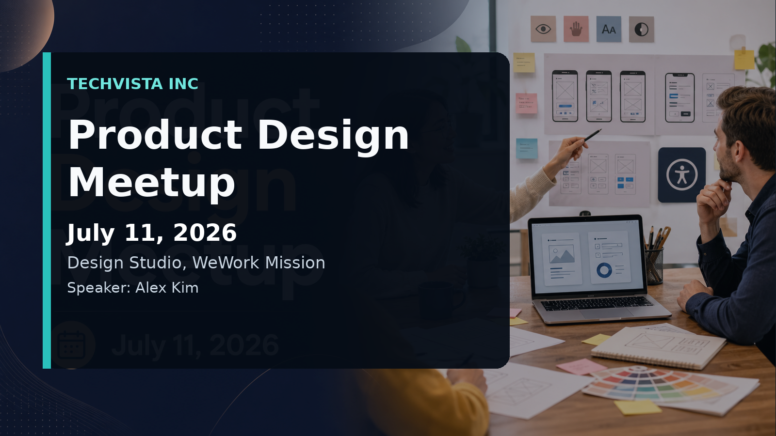 Product Design Meetup banner