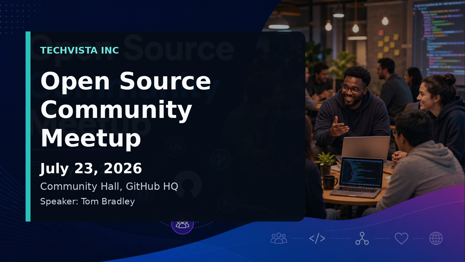 Open Source Community Meetup banner